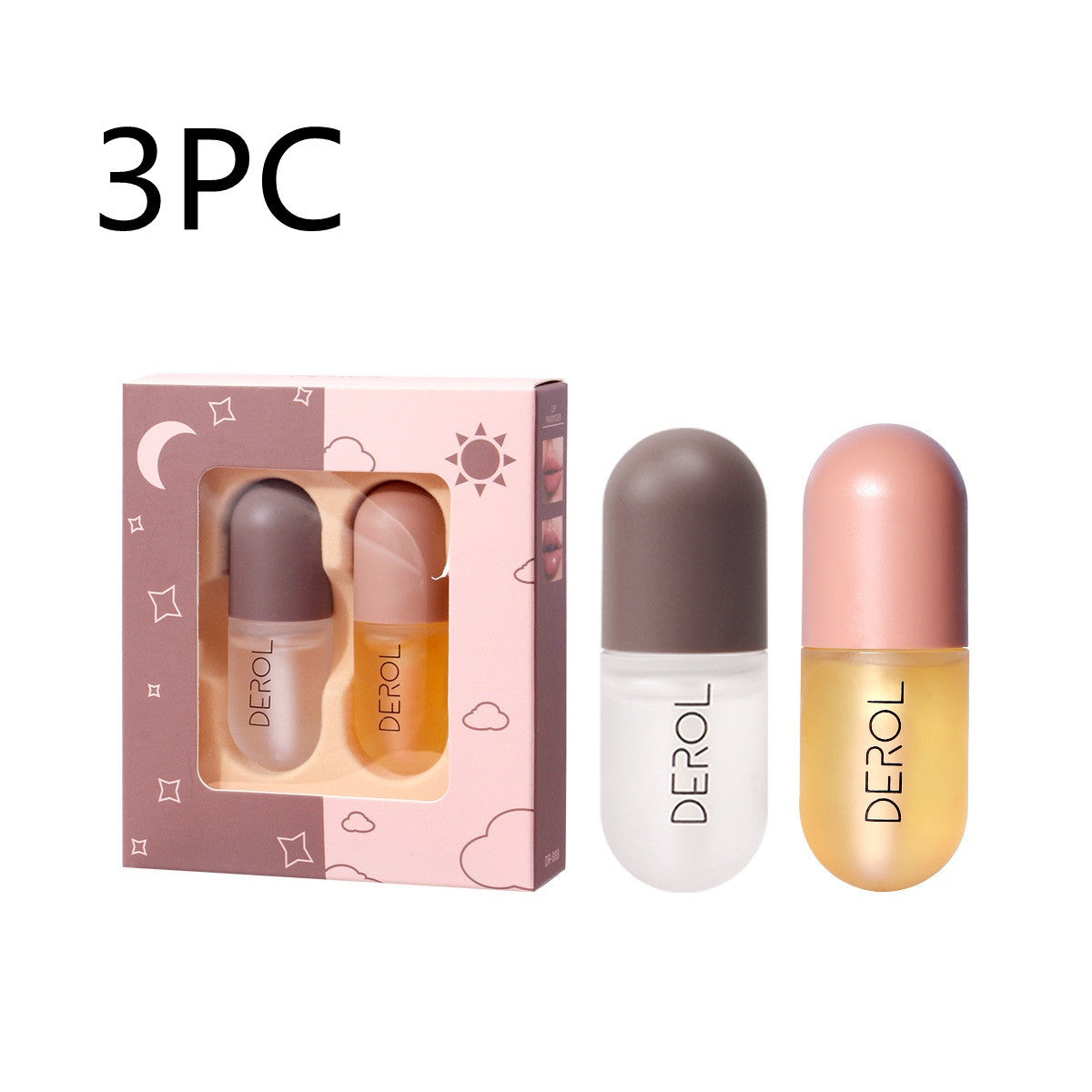 Derol Day Night Instant Volume Lip Plumper Oil Clear