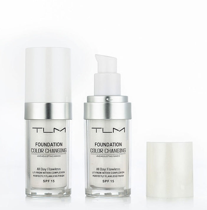 TLM Temperature Liquid Foundation Concealer Portable Natural Color  Makeup Foundation BB Concealer