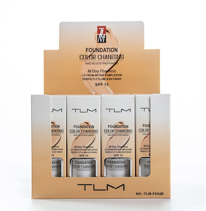 TLM Temperature Liquid Foundation Concealer Portable Natural Color  Makeup Foundation BB Concealer