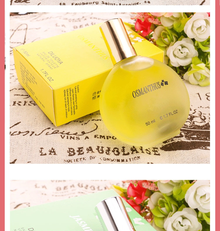 Shi ti ya Women's Perfume Floral  Light Fragrance Fragrance Student Jasmine Rose Osmanthus Perfume