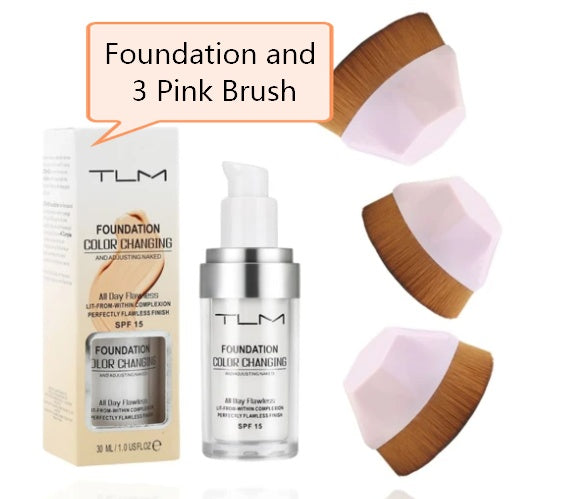 TLM Temperature Liquid Foundation Concealer Portable Natural Color  Makeup Foundation BB Concealer