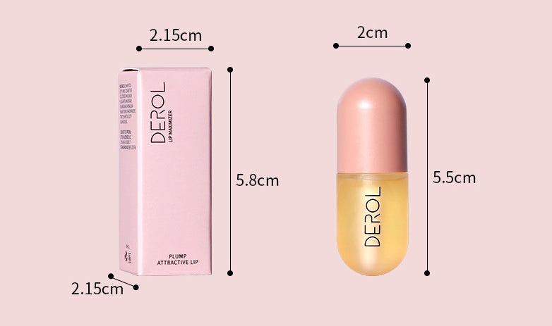 Derol Day Night Instant Volume Lip Plumper Oil Clear
