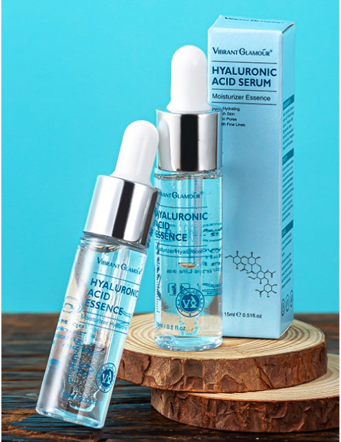 Vibrant Glamour Hyaluronic Acid Face Serum Anti-Aging Shrink Pore Whitening Moisturizing Face Cream Dry Skin Care