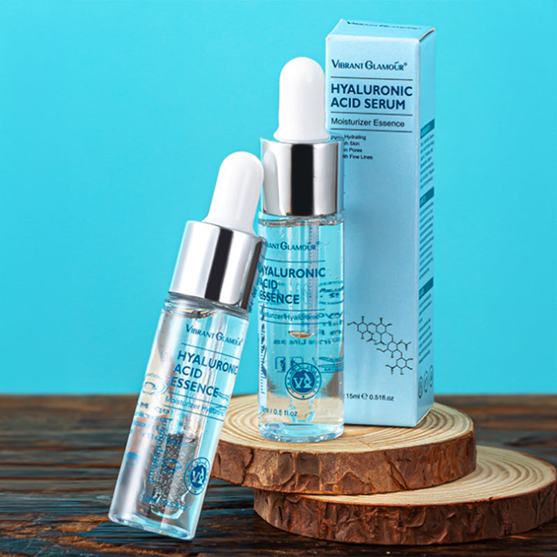 Vibrant Glamour Hyaluronic Acid Face Serum Anti-Aging Shrink Pore Whitening Moisturizing Face Cream Dry Skin Care