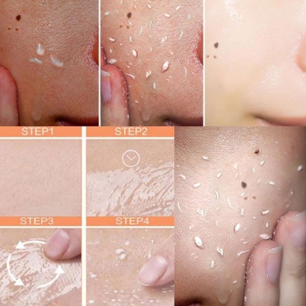 Pretty Cowry Cucumber Coconut Papaya Facial Exfoliating Gel Cream 100ml Body Cleansing