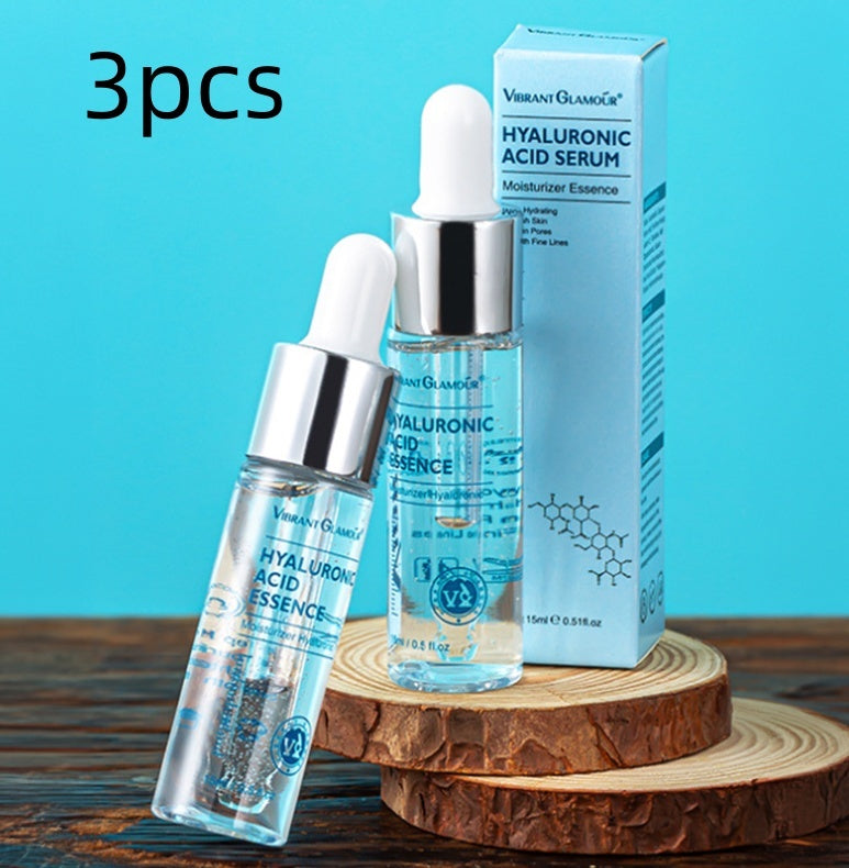 Vibrant Glamour Hyaluronic Acid Face Serum Anti-Aging Shrink Pore Whitening Moisturizing Face Cream Dry Skin Care