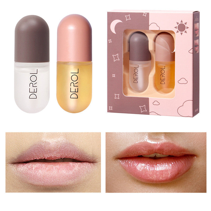 Derol Day Night Instant Volume Lip Plumper Oil Clear